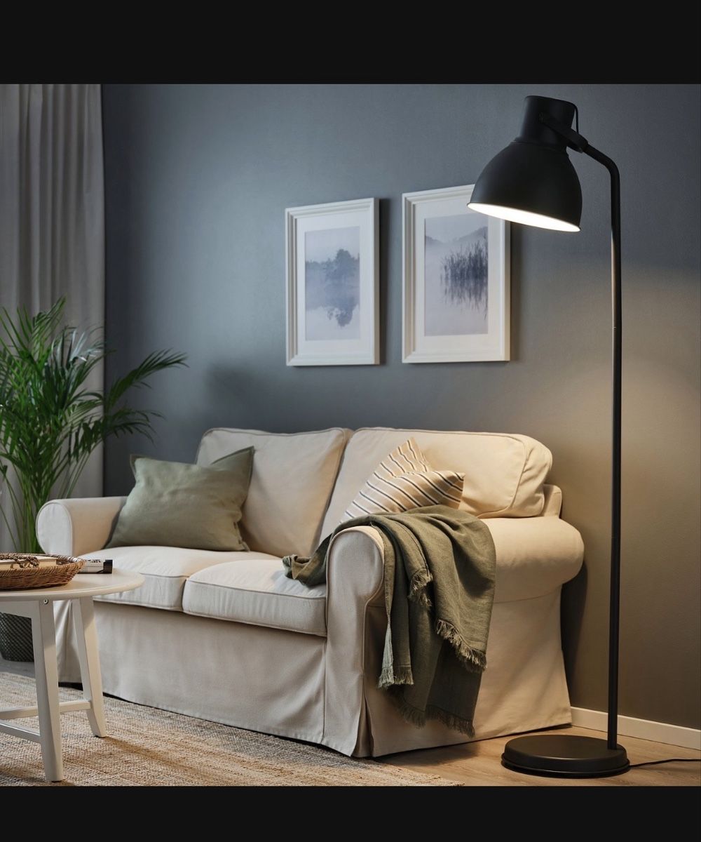 Ikea Lampen: Stehlampe IKEA Hektar dunkelgrau / anthrazit – Gebraucht aus Maur von Cambrino 1