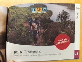 Gutschein Transa / 20 Chf / einlösbar ab 100.-