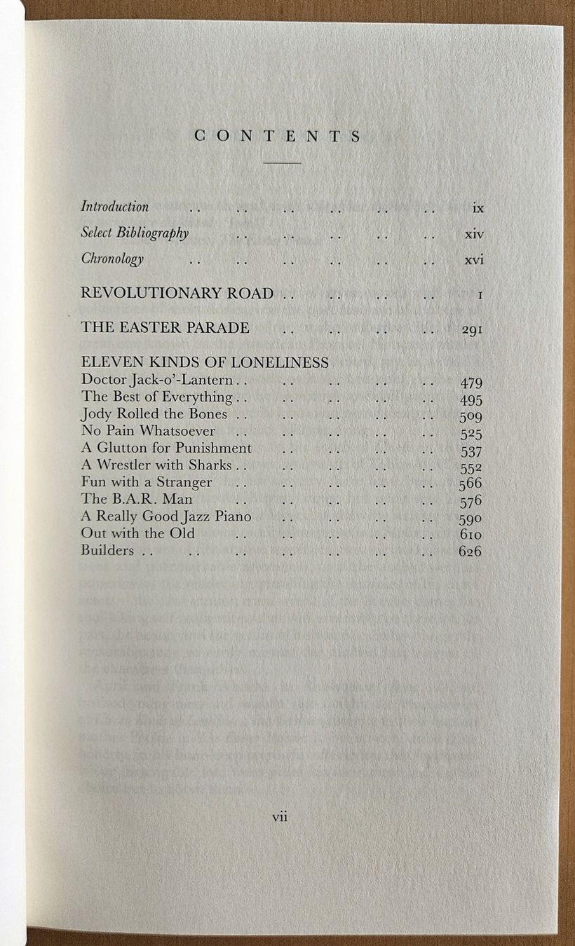 Libri: Richard Yates: Three Novels – Usato da Schaffhausen venduto da brickenthusiast 4