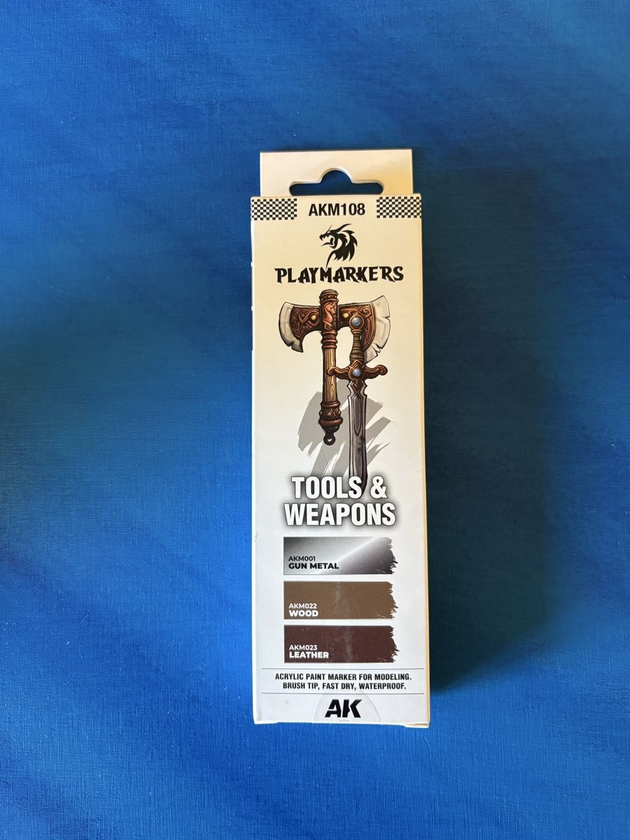 Colori: AK Interactive Playmarkers Tools & Weapons Set Neu OVP – Nuovo e nell'imballaggio originale da Mühlethurnen venduto da Guefi0