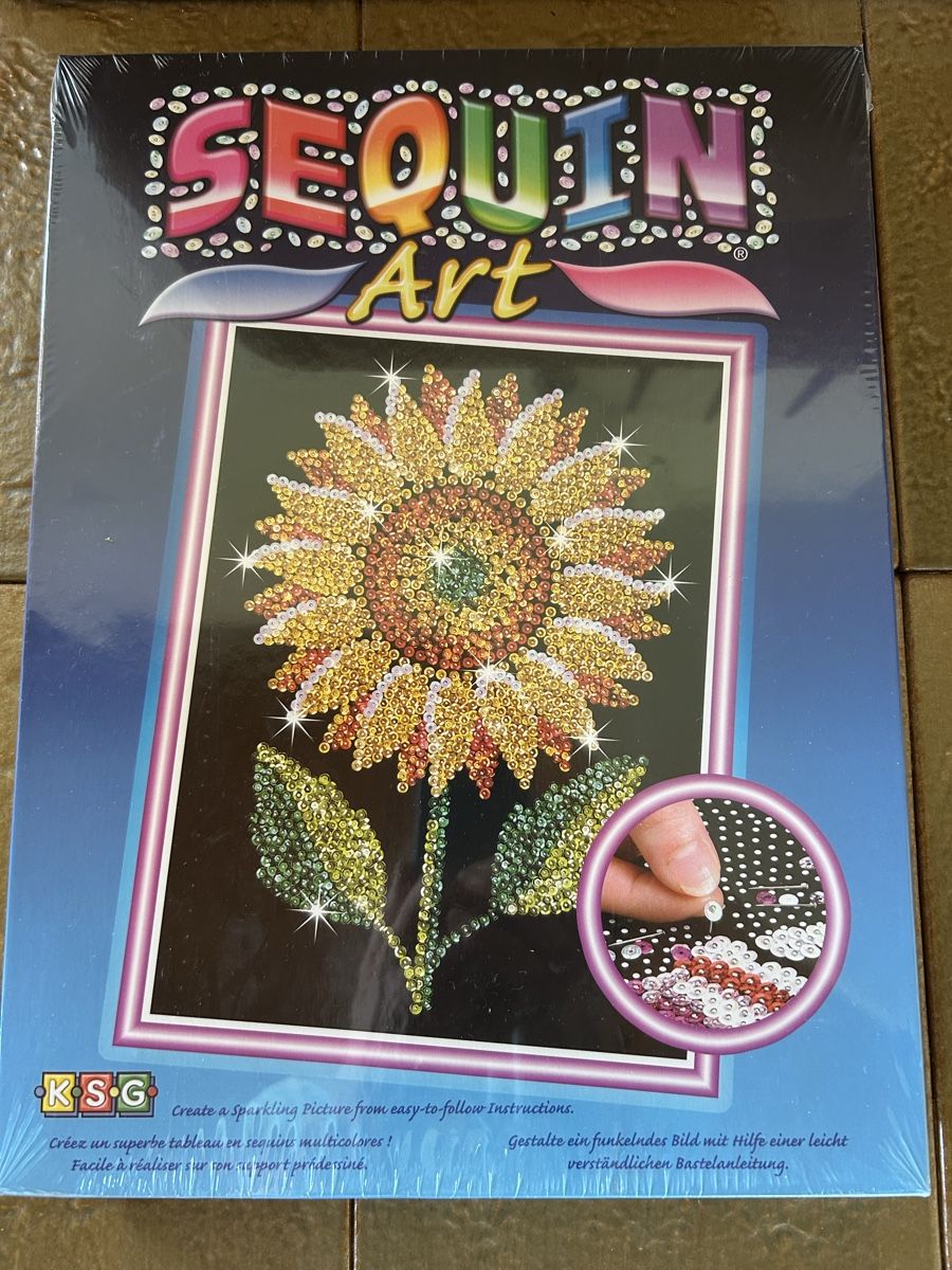 Kit bricolage: Bastelset: Pailletten-Bild - NEU ! – Nuovo e nell'imballaggio originale da Lengnau AG venduto da Mefari
