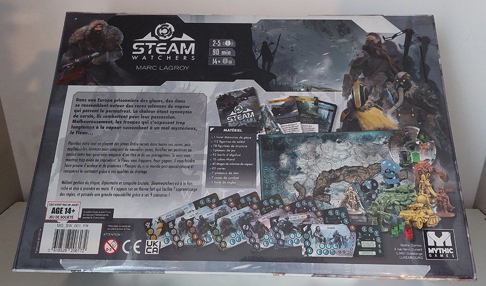 Giochi: Steamwatcher Kickstarter avec 3 extensions sous cellophane – Nuovo e nell'imballaggio originale da Nyon venduto da tekkboy1968 1