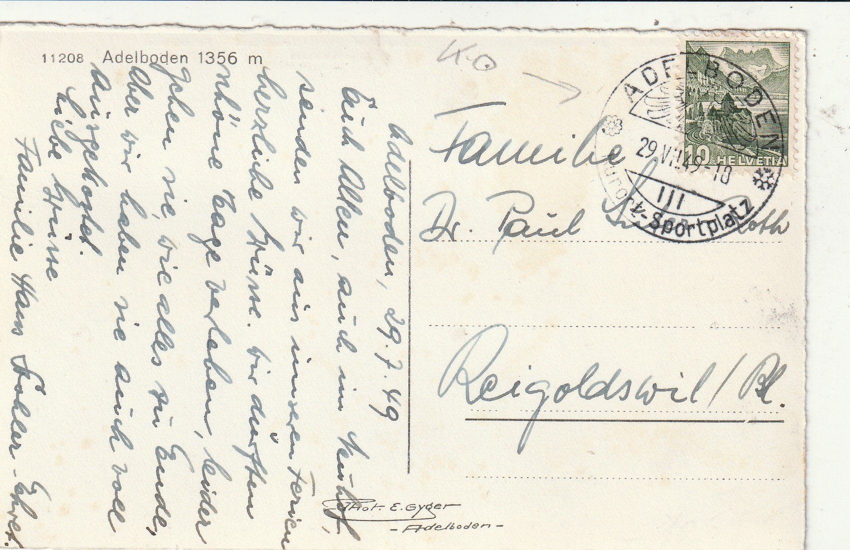 Cartes postales: Adelboden – D'occasion à Rorschacherberg par fratovi2 1