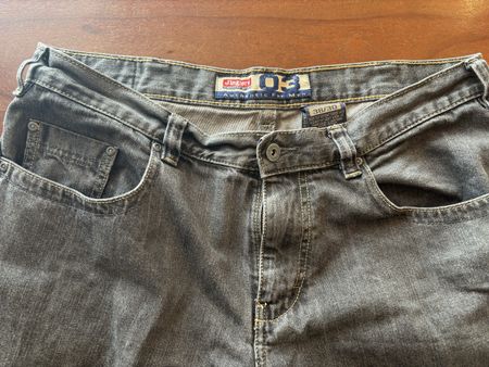Graue Jeans-Hose W38/L30