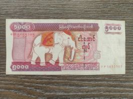 Myanmar 5'000 Kyats 2009 !!!!!!!!