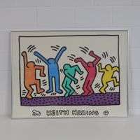Keith Haring - Dancing Figures -  (Pop Art Kunstdruck)