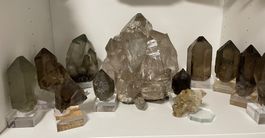 Lot de Quartzs & Grand Quartz fluorite Rose Gothard