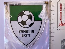 Vintage Fanion/Wimpel   FC YVERDON SPORTS