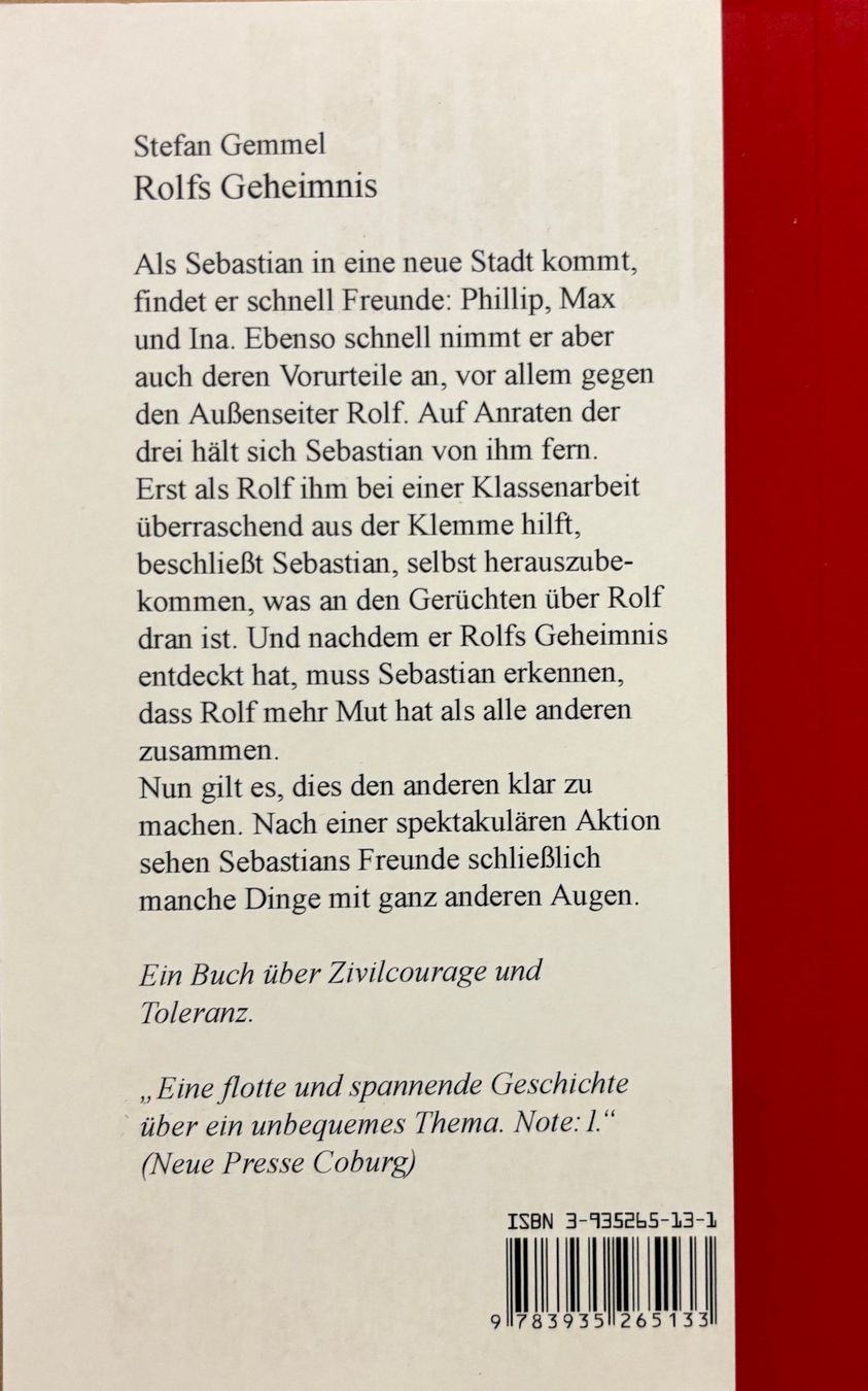 Libri: Rolfs Geheimnis – Nuovo (secondo la descrizione) da Sarnen venduto da Livres 1