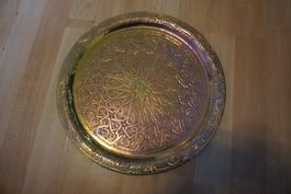 Dekorative Vintage Platte orientalisch, aus Marrokko