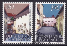 Liechtenstein: Satz ZNr. 859-860 (Schloss Vaduz 1987)