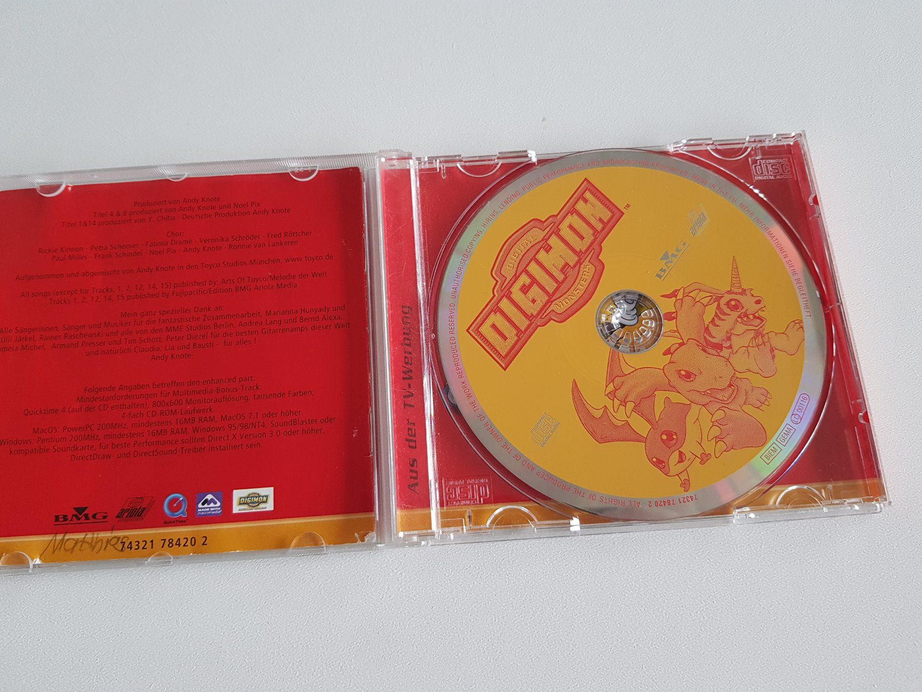 Digimon - Der Soundtrack zur TV-Serie (CD) (Gebraucht) in Bassersdorf ...