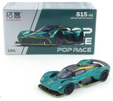 Pop Race Aston Martin Valkyrie grün 1:64