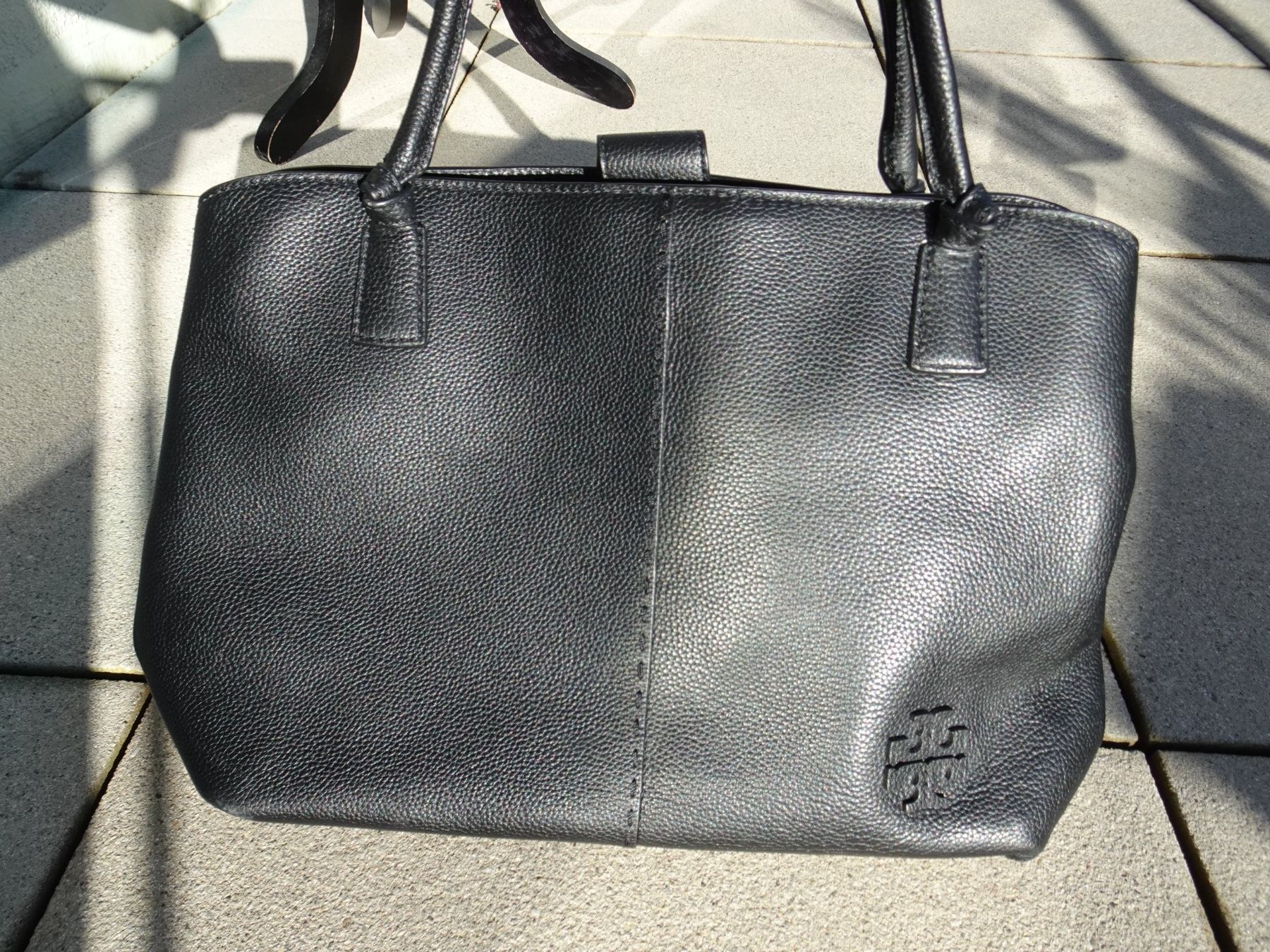 Tory Burch Borse da donna: Tory Burch Handtasche Leder schwarz – Usato da Winterthur venduto da blumeblau77 8