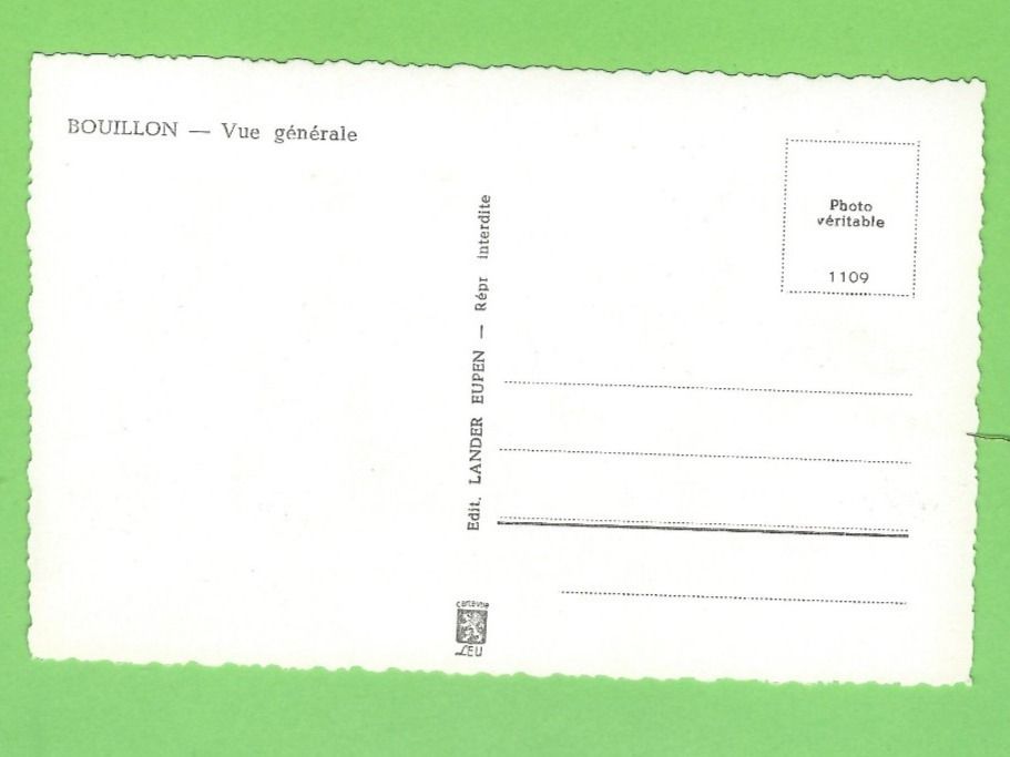 Ansichtskarten: Bouillon - Vue générale – Neu (gemäss Beschreibung) aus Zürich von t24_de 1