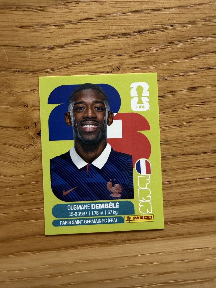 Panini Carte collezionabili: FRA 15 Ousmane Dembele – Nuovo e nell'imballaggio originale da Lussy FR venduto da ExpressWine