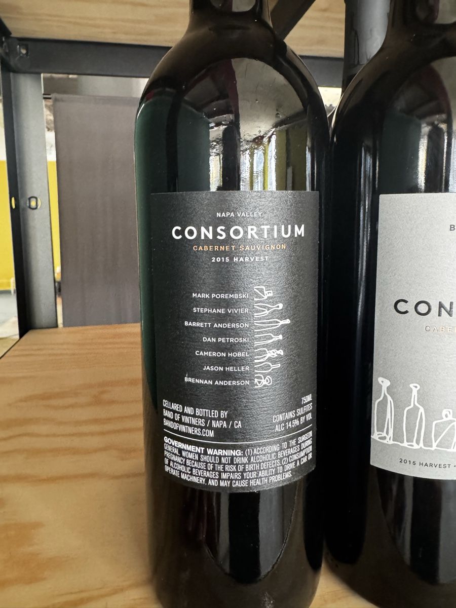 Vino: Consortium Cabernet Sauvignon Napa Valley 2015 – Nuovo e nell'imballaggio originale da Horgen venduto da swiss.superdeal 2