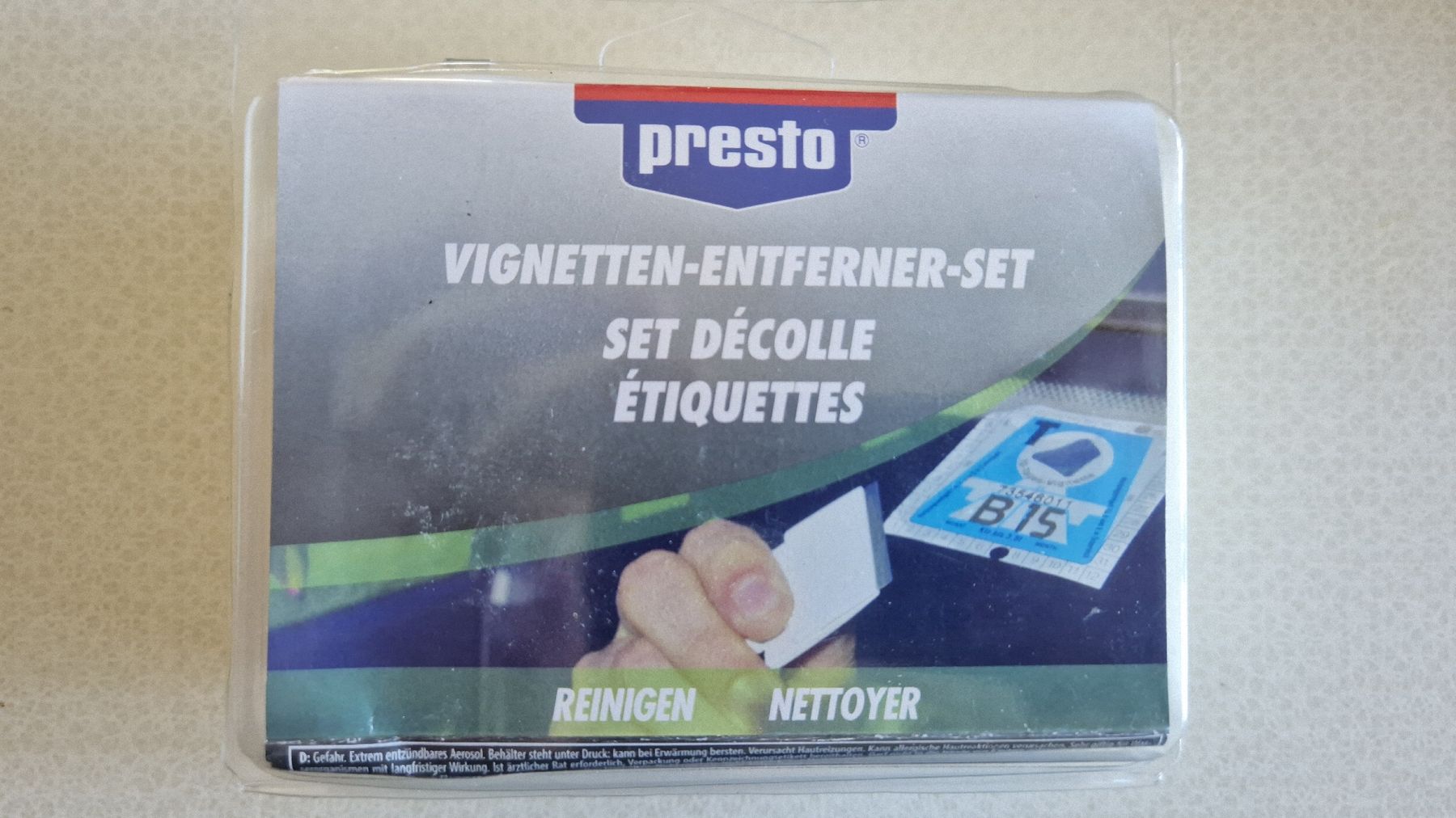 Altro per la casa: Neues Presto Vignetten-Entferner-Set, Originalverpackt – Nuovo e nell'imballaggio originale da Appenzell Meister. venduto da Morize98
