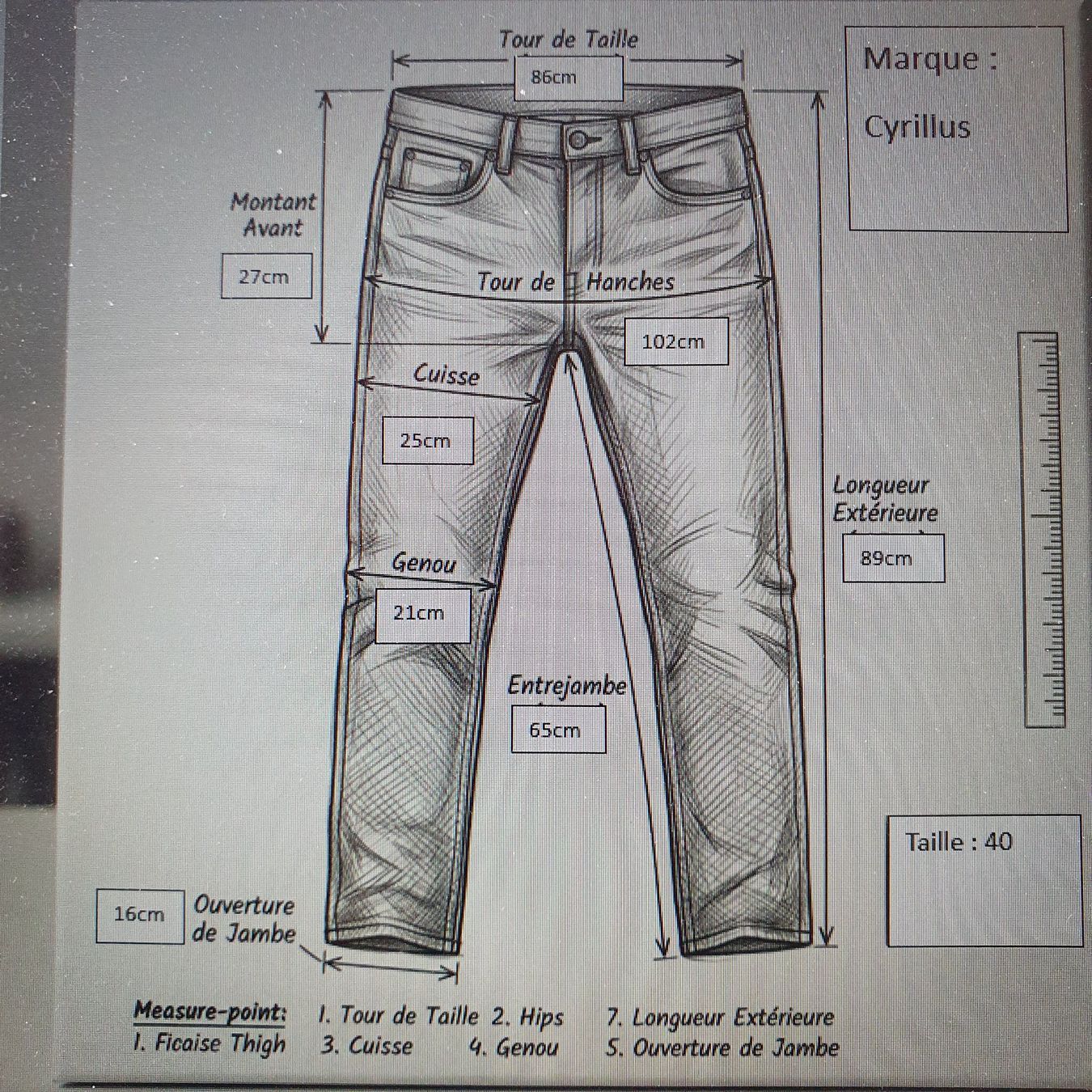 Cyrillus Pantaloni: Pantalon Cyrillus - Gr. 40 – Usato da boudry venduto da Let_20 3