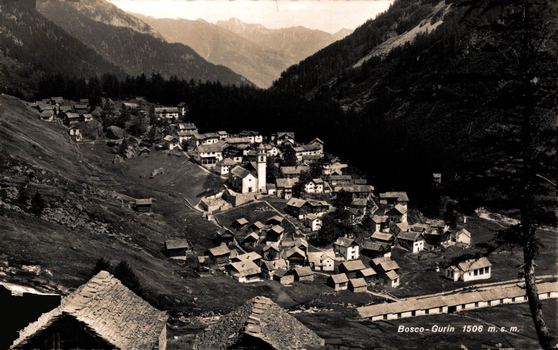 Cartes postales: Bosco - Gurin 1506 m.s.m. – D'occasion à Bronschhofen par Astore