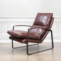 Leder Lounge-Sessel mit erstklassiger Komfort
