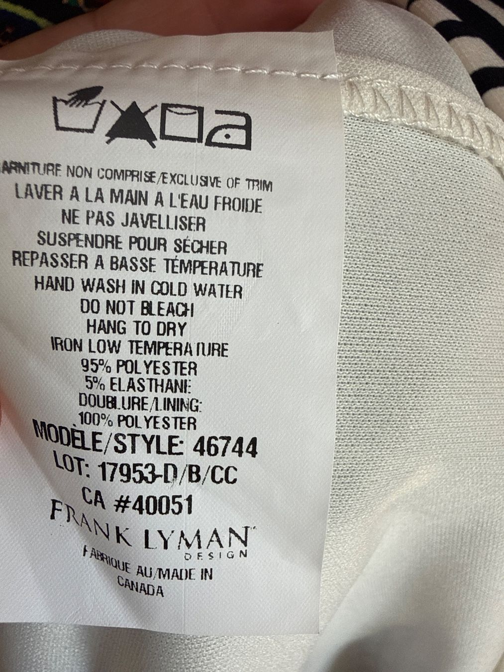 Vestiti: Frank Lyman Design Kleid 38 gemustert – Usato da St Gallen venduto da mayerka 2