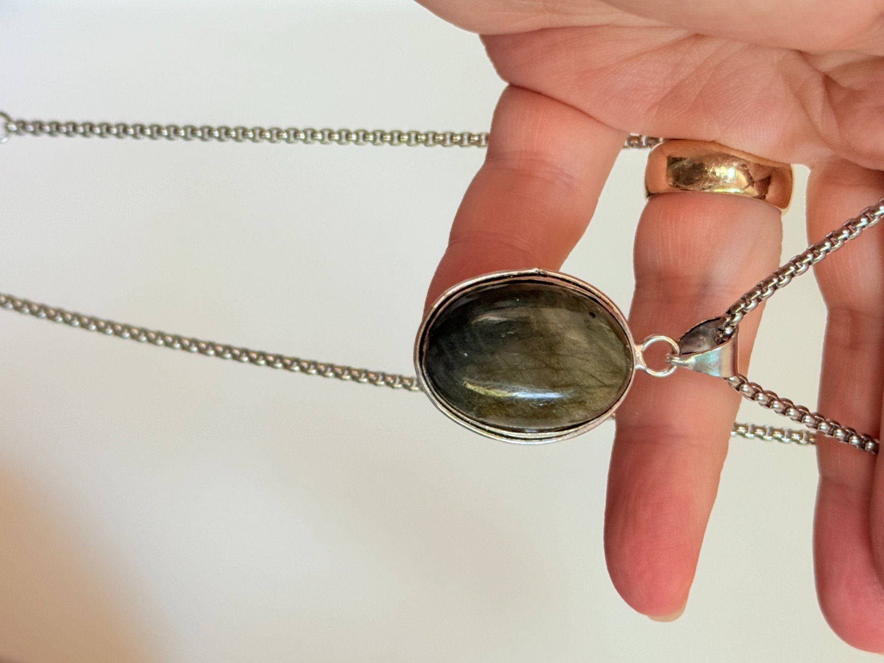 Catenine: Collier labradorite, élégant et tendance ✨ – Nuovo (secondo la descrizione) da Genève venduto da AWWA 5