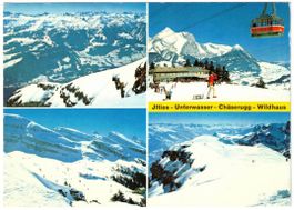 Unterwasser - 4 Bild AK Iltios