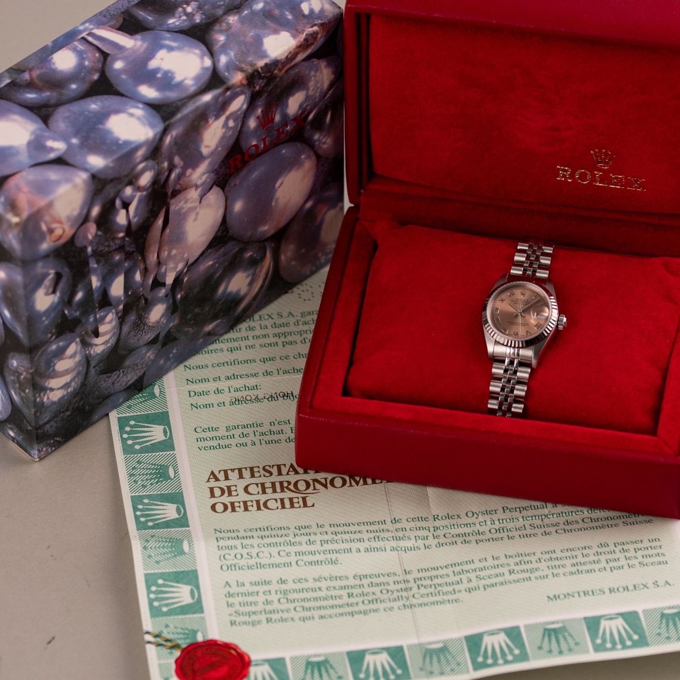 Rolex Orologi: Rolex Datejust 26 / 79174 / Salmon Dial / 2001 / Full Set – Usato da Luzern venduto da PrimeSwissTime 9