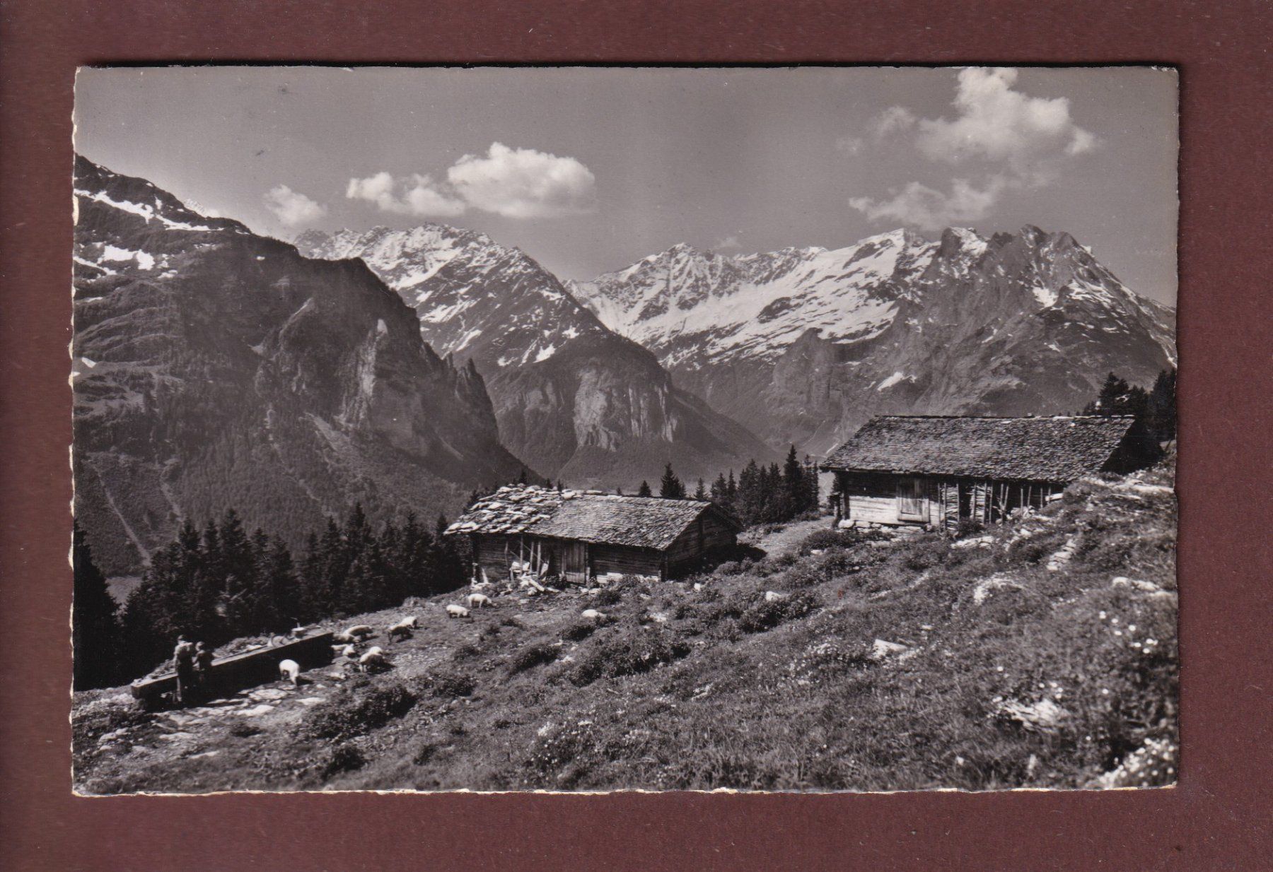 Cartoline postali: ARNIALP im Genttal - 1947 – Usato da Pully venduto da nicecards