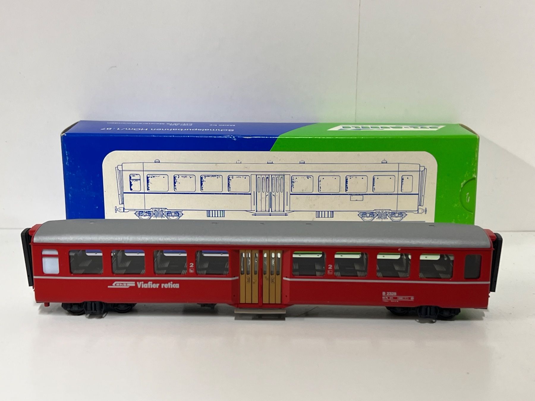 Modellini di ferrovie: STL - MODELS RhB B 2328 Mitteleinstieg  H0m – Usato da Neuenhof venduto da ludovicco 3