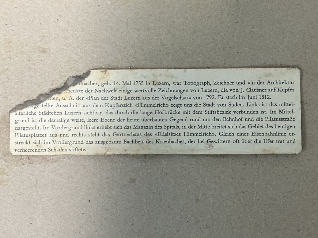 Grafica & Litografie: 4 Lithographien, Luzern – Usato da Giswil venduto da Guardia75 1