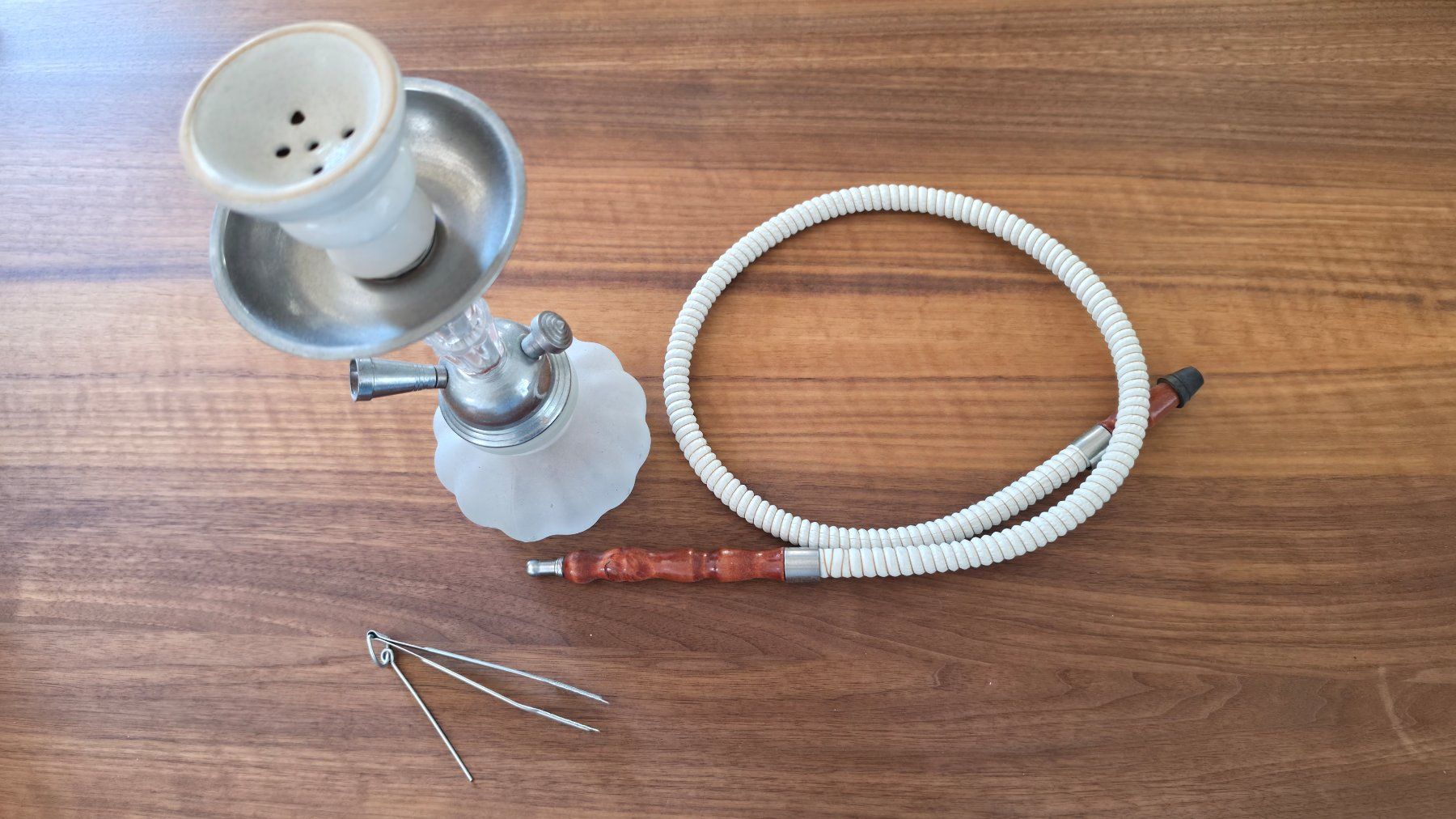 Narghilé: Shisha Wasserpfeife weiss, klein – Nuovo (secondo la descrizione) da Wabern venduto da Womankind 1