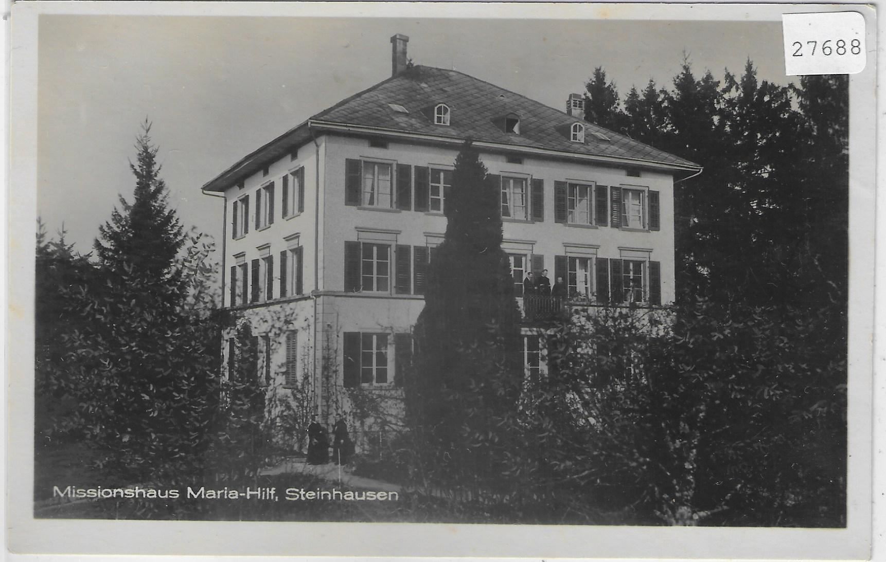 Ansichtskarten: Missionshaus Maria-Hilf - Steinhausen – Gebraucht aus Ettingen von Kartenplanet