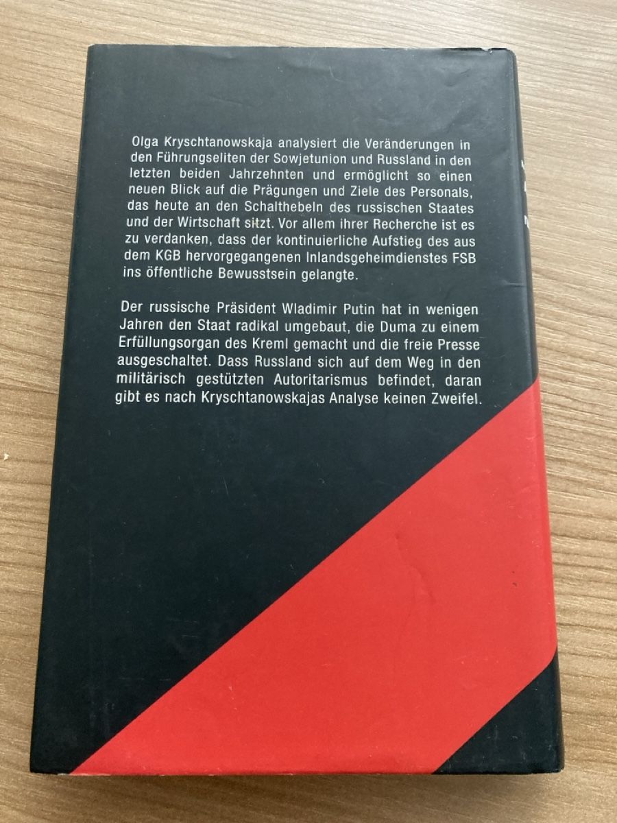 Libri: Anatomie der russischen Elite - Buch – Usato da Mendrisio venduto da rappoport 1