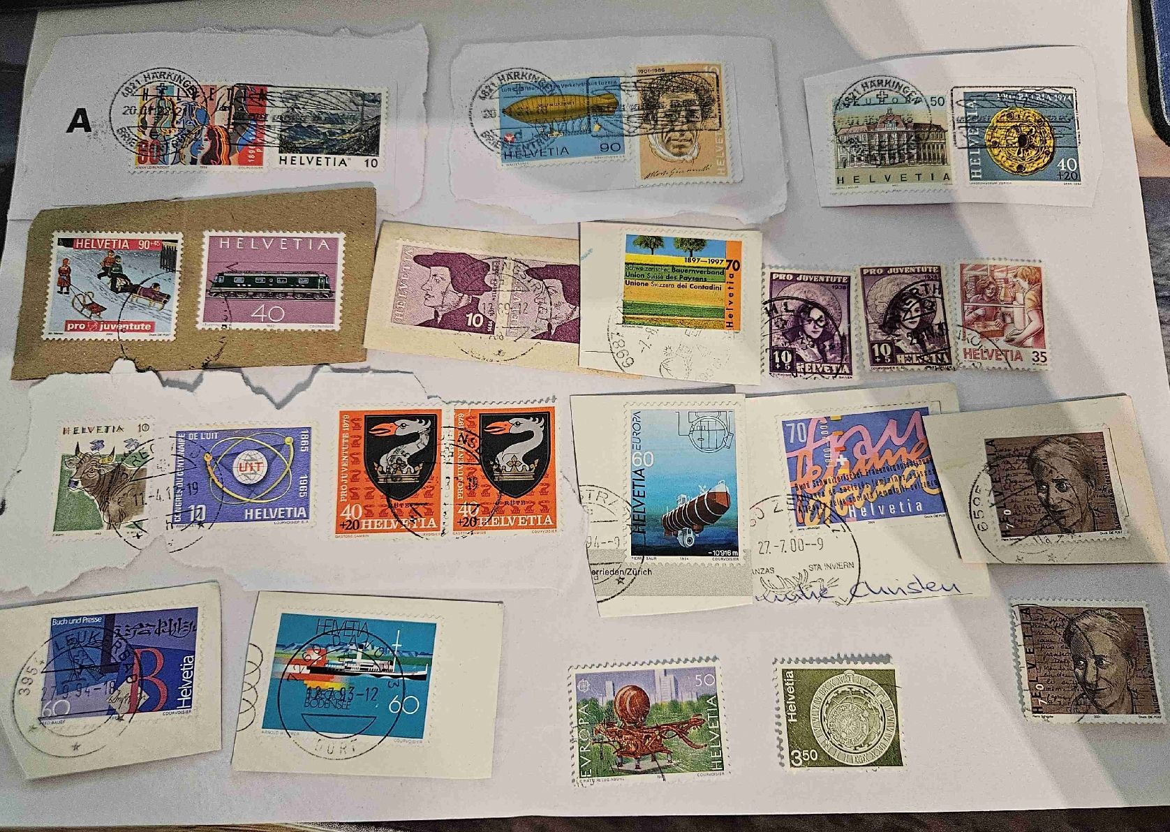Tutti i francobolli: Sammlung Schweizer Briefmarken – Usato da Beckenried venduto da NW_90