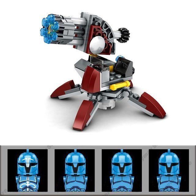 Kit di costruzioni: Star Wars Bausteinset mit 4 Figuren | Minifiguren – Nuovo e nell'imballaggio originale da Oensingen venduto da CSCollectors