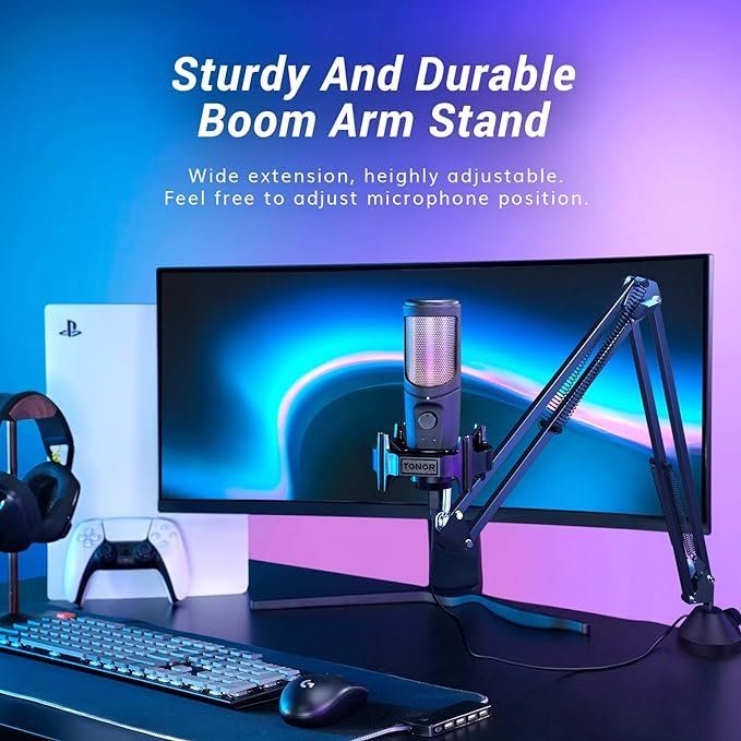 Mikrofone: PC Gaming Microphone Podcast Brodcasting Streaming Mikrofon – Neu und originalverpackt aus Zürich von Novamart 5