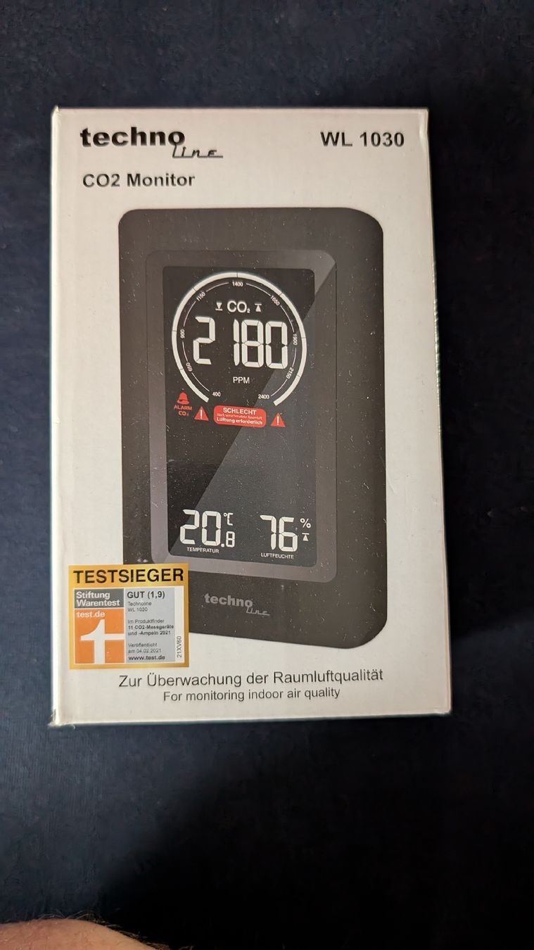 Misurare: Technoline Co2 Messgerät WL1030, CO2-Anzeige – Nuovo (secondo la descrizione) da Basel venduto da Silvio_89