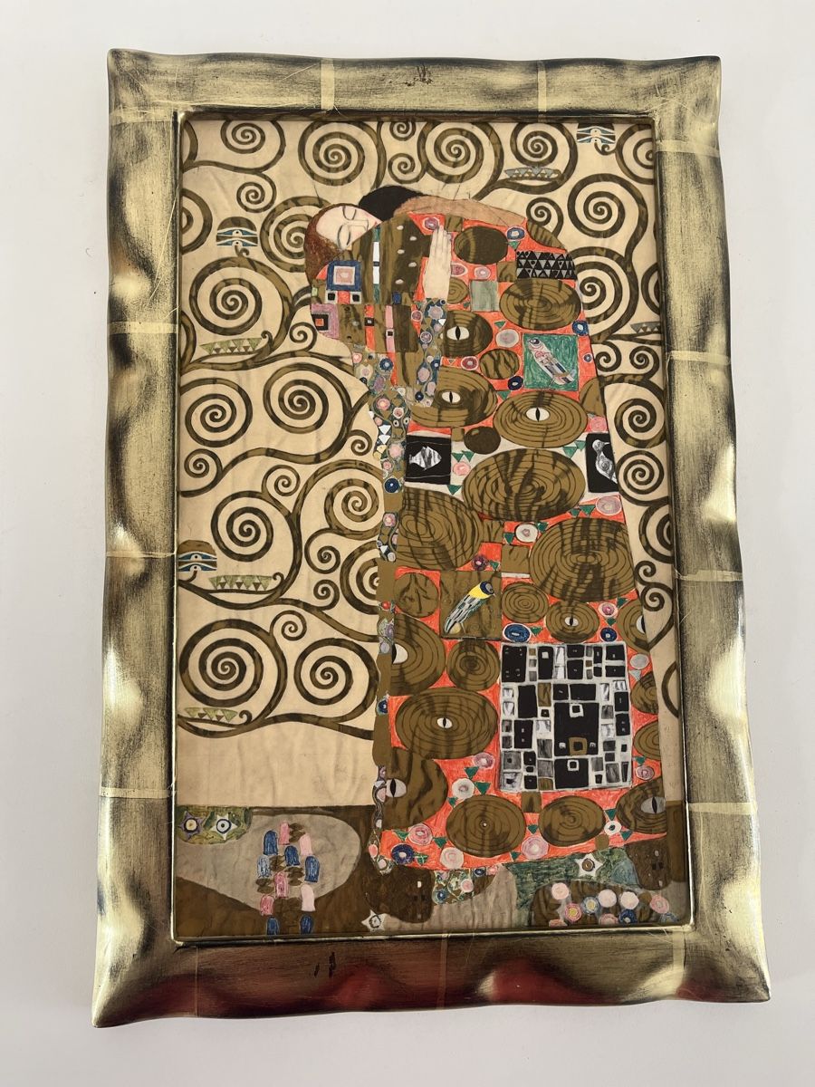 Foto & Immagini: Die Erfüllung / Hartschaumbild / Gustav Klimt – Usato da Wetzikon ZH venduto da seli03 1