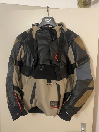 Macna Tryton NightEye-M Schwarz/Olive, Textil/Leder