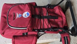 Brevi child backpack carrier red 