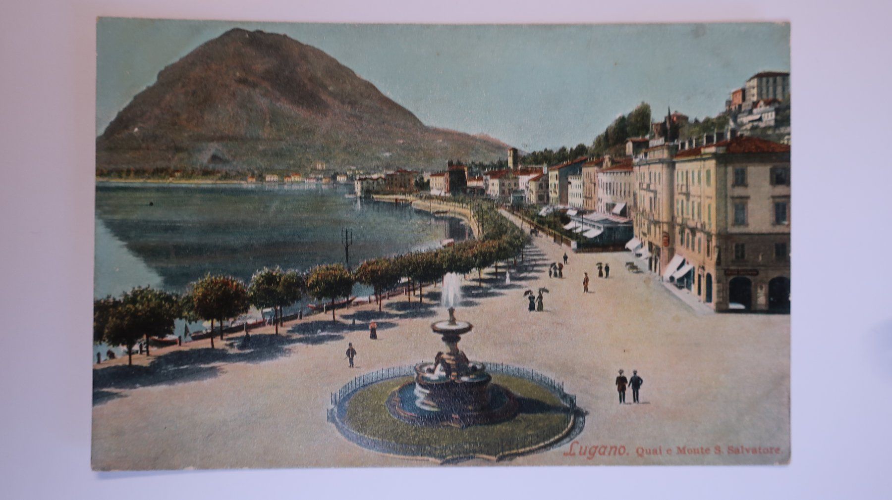 Cartes postales: Lugano Quai e Monte S. Salvatore – D'occasion à Cormoret par Pascalll2001 1