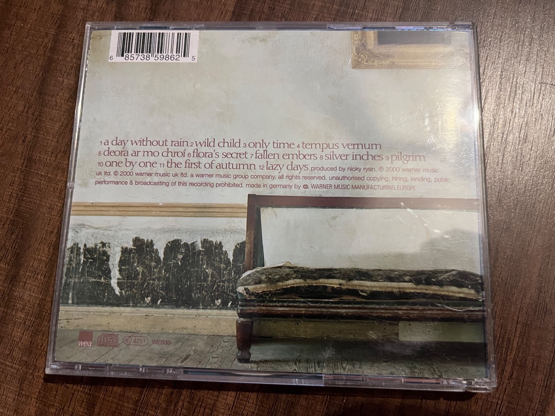 CD: Enya - A Day Without Rain CD 💿 – Usato da Sierre venduto da black.box 1