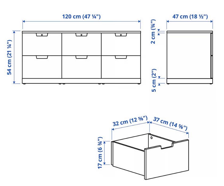Ikea Cassettiere: Ikea Nordli Kommode – Nuovo (secondo la descrizione) da Bottighofen venduto da Sen_04 1