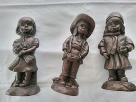 Figurenensemble, deutsch, vermutlich aus Achatit gegossen