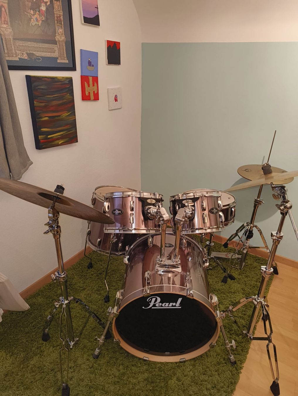 Strumenti musicali: Pearl das Schlagzeug – Usato da Rorschach venduto da coFreund
