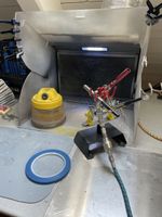 Air Brush Anlage Komplett mit viel Zubehör Sonder Preis