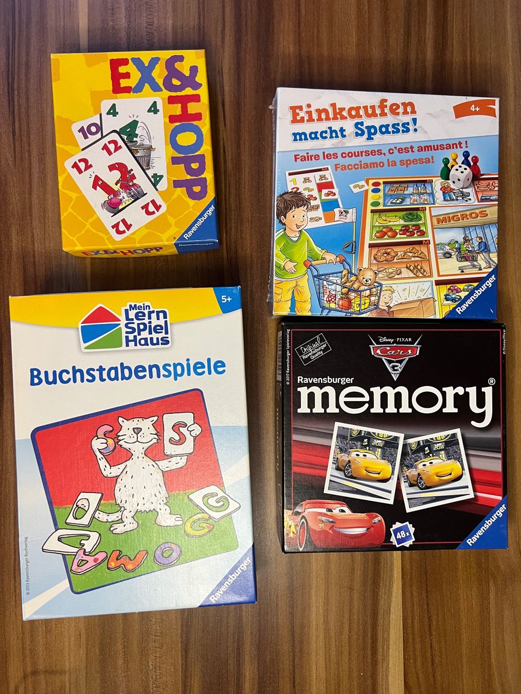 Ravensburger Giochi: LOTTO 4 RAVENSBURGER SPIELE (a13) – Usato da chiasso venduto da Wulli