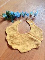 Musselin Baby Lätzchen, neu, praktische Druckknöpfe!